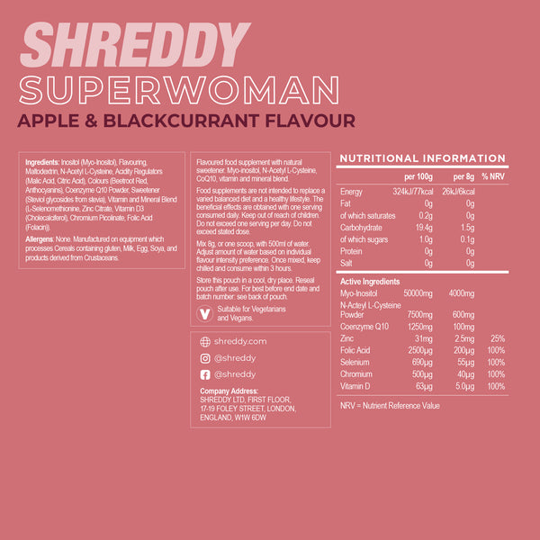 SUPERWOMAN - Apple & Blackcurrant